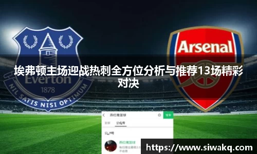 埃弗顿主场迎战热刺全方位分析与推荐13场精彩对决